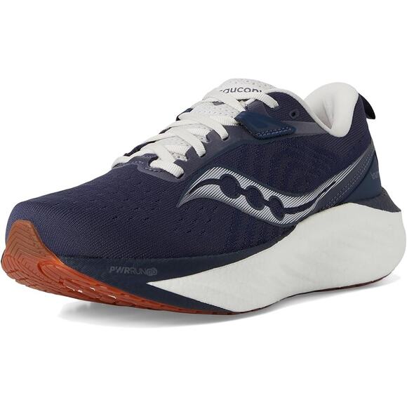 Saucony Mens Triumph 22 Running Sneakers US 10 M EU 44 Blue White Athletic NIB - Picture 1 of 12